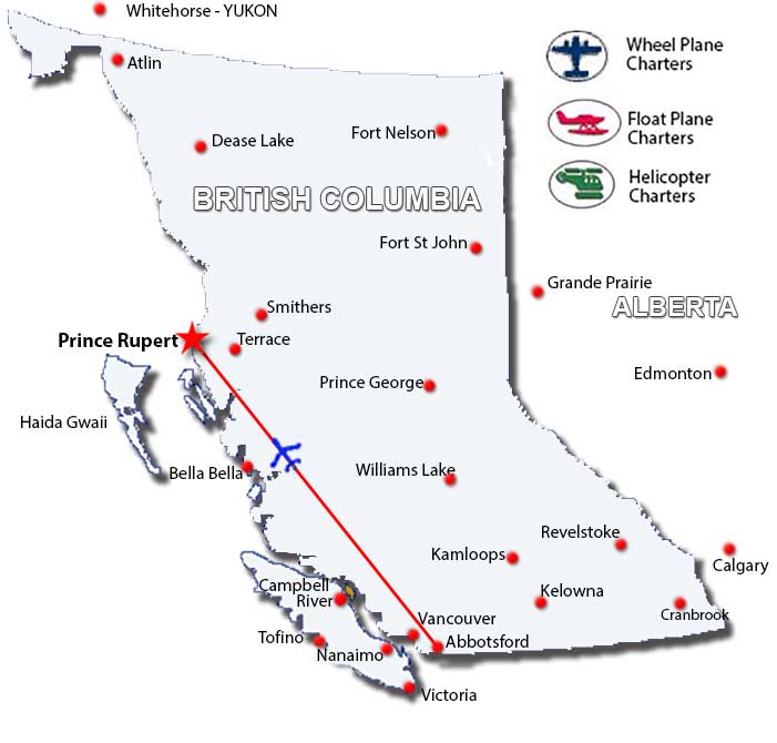 Prince Rupert Charter Flights 
